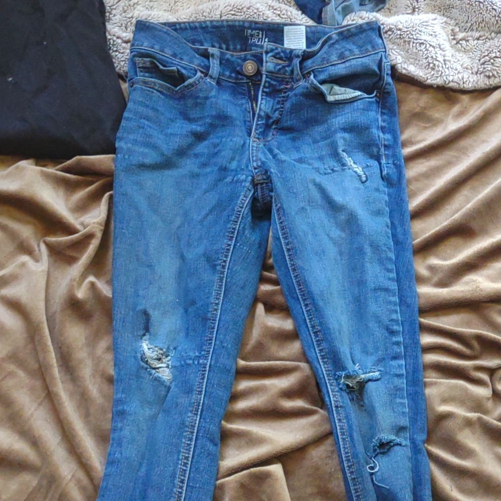 Time and Tru Blue Skinny jeans Size 4